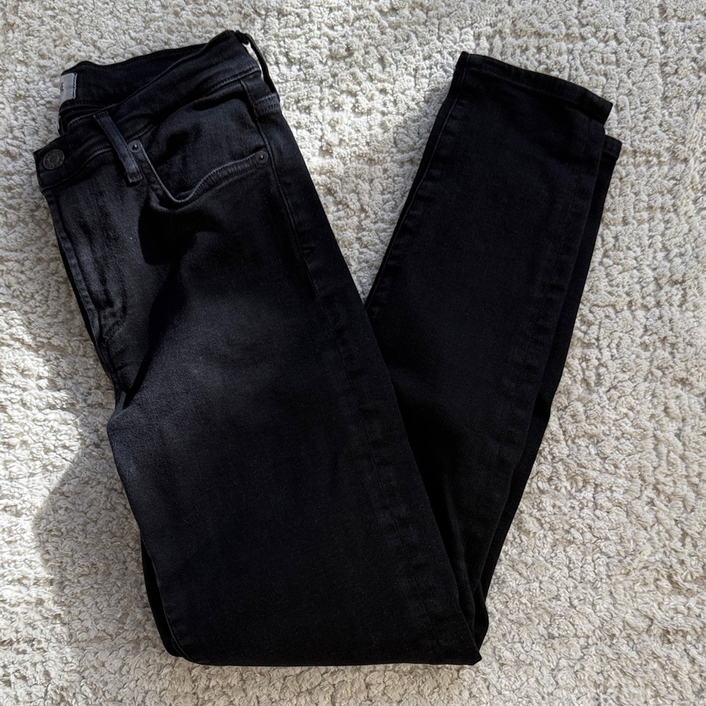 Agolde Mid-Rise Skinny Jean Black Size 27